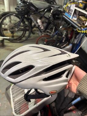 Bell White Road Cycling Helmet